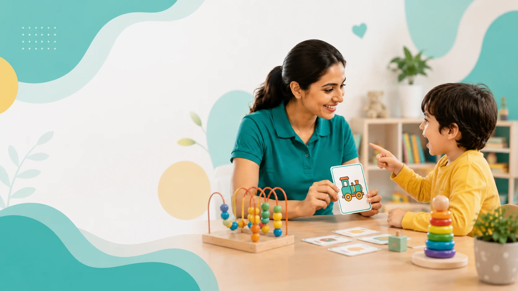 Speech and language therapy session at TalkBox Children's Clinic